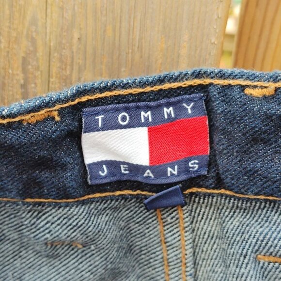 Tommy Hilfiger Jeans Mens 34x30 URBAN Jean Relaxed Denim Cotton Button Fly - Picture 10 of 13